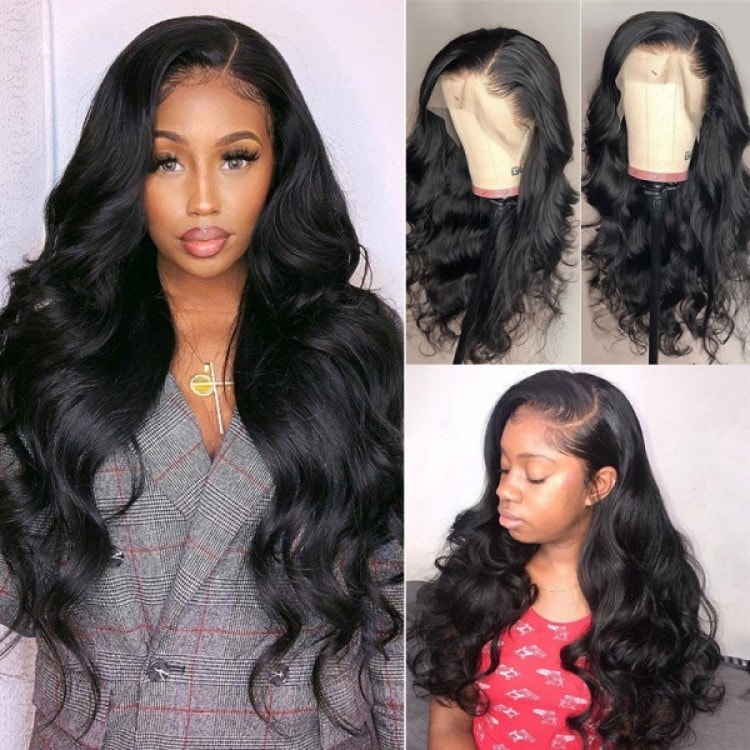 Beautyforever Body Wave 13X4 Lace Front Wigs Pre-plucked Human Hair Wig  180% Density Online Sale