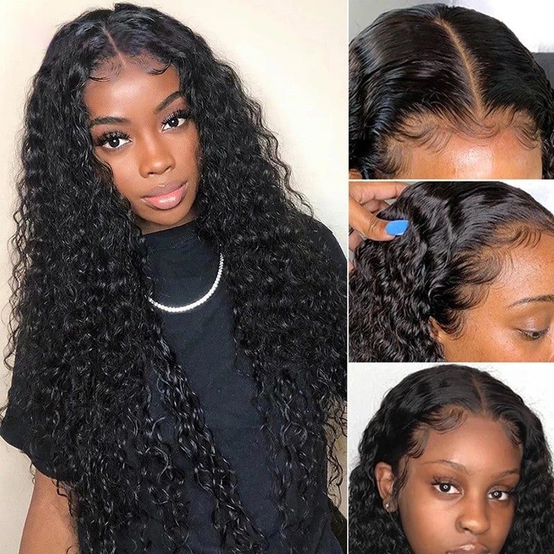 Beautyforever Realistic Curly Human Hair Lace Front Wig With Baby Hair