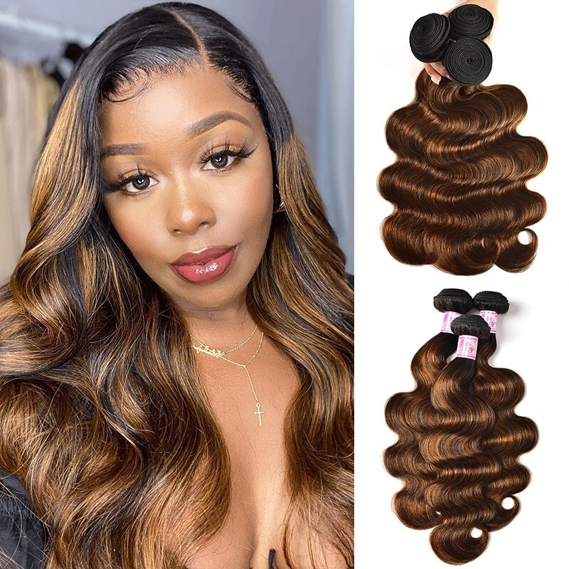 Beautyforever Balayage Ombre Highlights Hair Weave Malaysian Body Wave 3  Bundles