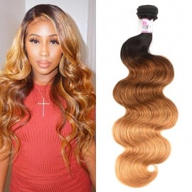 1b hair color weave