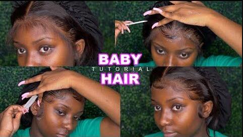 How To Style Baby Hairs On A Lace Front Wig